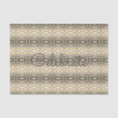 Elegant papierweefsel in grijs tissuepapier (Voorkant)