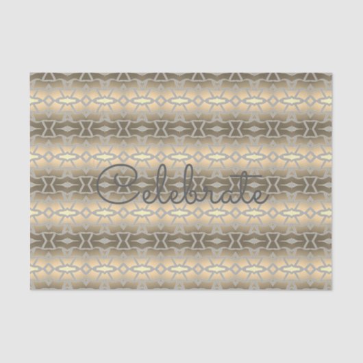 Elegant papierweefsel in grijs tissuepapier (Voorkant)