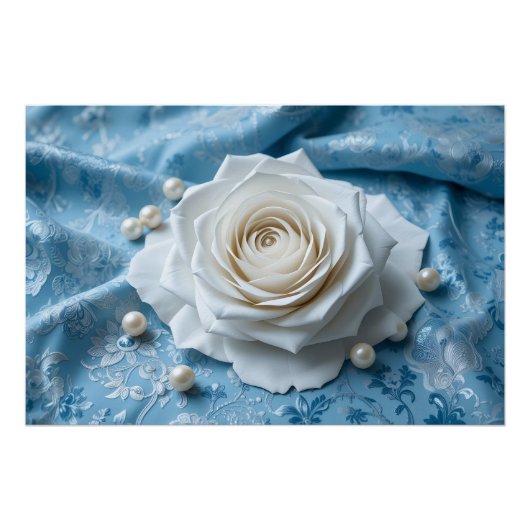 Elegant papierwerk stilleven perfect poster (Voorkant)