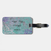 Elegant Papillon Bagagelabel (Achterkant horizontaal)