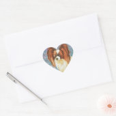 Elegant Papillon Hart Sticker (Envelop)