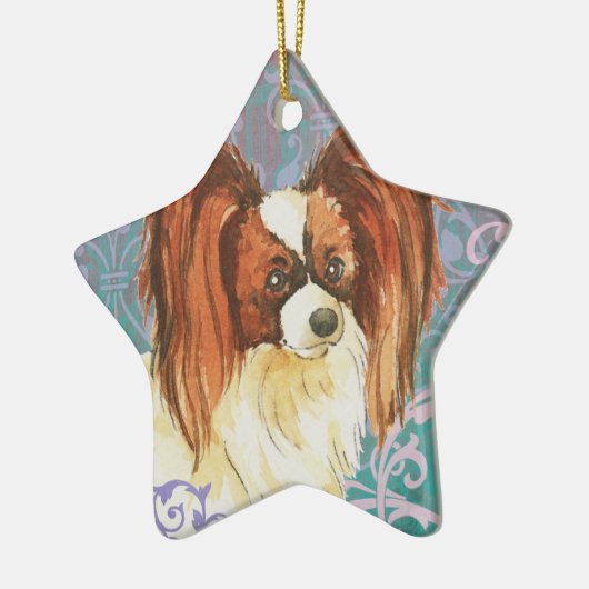 Elegant Papillon Keramisch Ornament (Links)