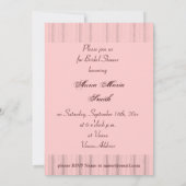 Elegant parasols op roze kaart (Achterkant)