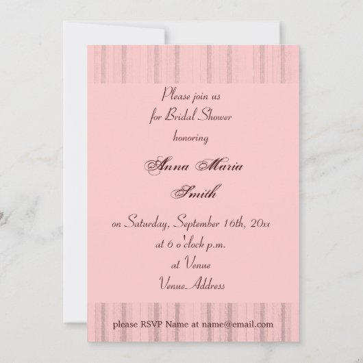 Elegant  parasols op roze kaart (Achterkant)