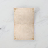 Elegant Parchment Waterverf Vineyard Bedankkaart (Binnen)