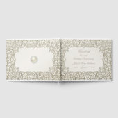 Elegant Parel30th Wedding Jubileum Gastenboek (Volledig)