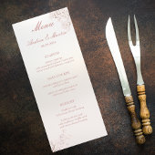  Elegant Parel Romance Bruiloft Menu