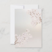  Elegant Parel Romance Bruiloft RSVP Kaart (Achterkant)