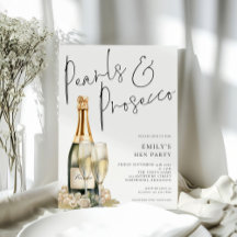 Elegant Parels Prosecco Hen Party