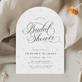 Elegant Parels Vrijgezellenfeest Arch Kaart