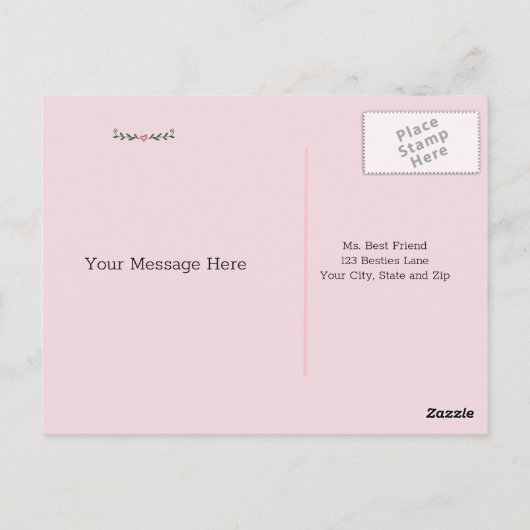 Elegant Paris Eiffel Tower Briefkaart (Achterkant)