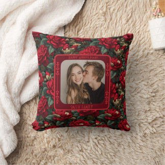 Elegant Partners Vow Renewal Throw Pillow  Kussen