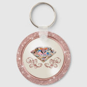 Elegant Party Favors for Adults, Birthday, Wedding Sleutelhanger (Achterkant)