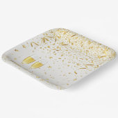 Elegant Party Glow – Modern Neon Celebration Desig Papieren Bordje (Gebogen)