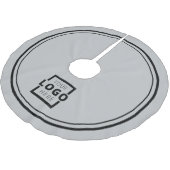 Elegant Party Grey (aangepast bedrijf voor kerstmi Kerstboom Rok (Gekanteld)
