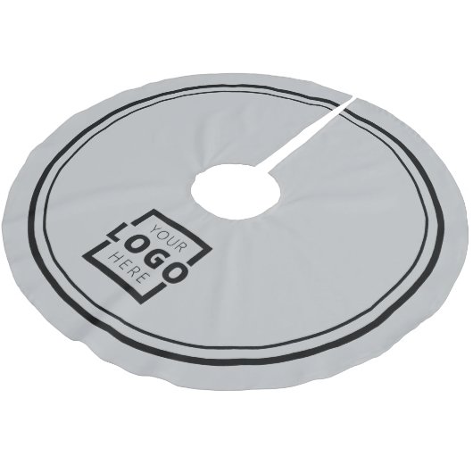 Elegant Party Grey (aangepast bedrijf voor kerstmi Kerstboom Rok (Gekanteld)