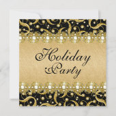 Elegant party "year end" functie kaart (Voorkant)