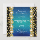 Elegant party "year end" functie kaart (Achterkant)