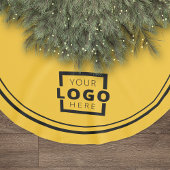 Elegant Party Yellow Custom Company Logo Kerstboom Rok