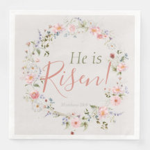 Elegant Pasen Hij is Risen Inspirerend