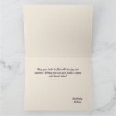 Elegant Paskaart Kaart (Binnen)