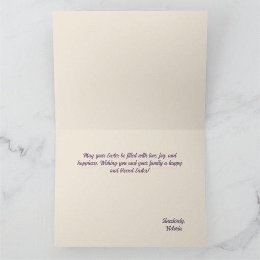 Elegant Paskaart Kaart (Binnen)