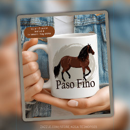 Elegant Paso Fino Paard – Gaited Breed Art Koffiemok
