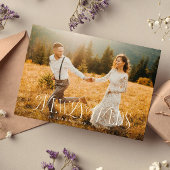  Elegant Passen getrouwd Trouwfoto Aankondiging