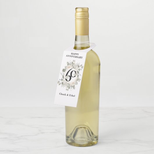 Elegant pasta 60e JUBILEUM Flessenhanger (Schuin)