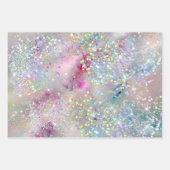 Elegant pasta-alcohol Ink Holographic Glitter Inpakpapier Vel (Voorkant 3)