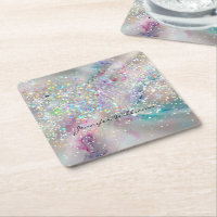 Elegant pasta-alcohol Ink Holographic Glitter