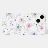 Elegant pasta Floral Apple Samsung Phone Case (Achterkant (horizontaal))