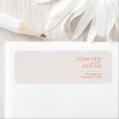 Elegant pasta (minimaal wit en rood, matig) etiket (Insitu)