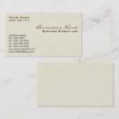 Elegant pasta-Visitekaartjes Visitekaartje (Voorkant / Achterkant)