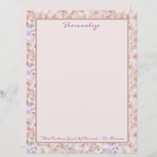 Elegant pasta Waterverf Abstract personaliseren (Voorkant / Achterkant)