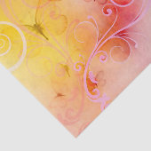 Elegant pastaafvlinnen en -zwenken tissuepapier (Detail)