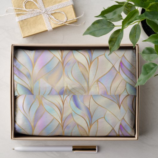 Elegant Pastel Abstract Tissuepapier (Geschenk)