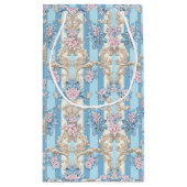 Elegant pastel barok patroon klein cadeauzakje (Achterkant)