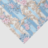 Elegant pastel barok patroon tissuepapier (Detail)