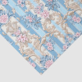 Elegant pastel barok patroon tissuepapier (Detail)