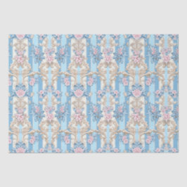 Elegant pastel barok patroon tissuepapier