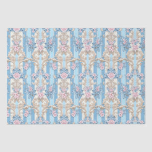 Elegant pastel barok patroon tissuepapier