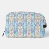 Elegant pastel barok patroon toilettasje (Achterkant)