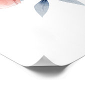 Elegant Pastel Bloemen Vrijgezellenfeest Welkom Poster (Hoek)