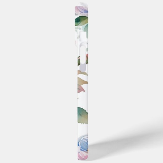 Elegant pastel bloemenhoesje ontwerp – Watercol Case-Mate iPhone Case (Achterkant / Links)