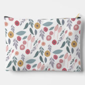 Elegant Pastel Bloemmotief Monogram Etui (Achterkant)