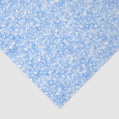 Elegant Pastel Blue Glitter en Sparkles Tissuepapier (Detail)