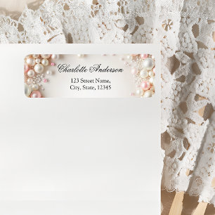 Elegant Pastel Blush Pearls Vrijgezellenfeest Retu Etiket
