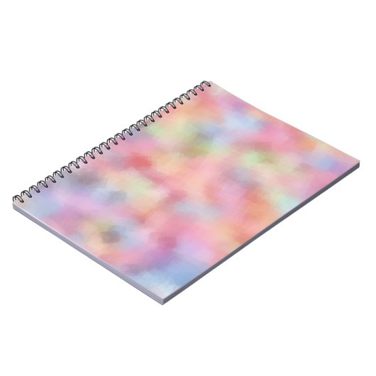 Elegant Pastel Colors Sjabloon Modern Red Notitieboek (Linkerzijde)