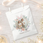 Elegant Pastel Easter Photo Favor Bags Bedankzakje (Geknipt)